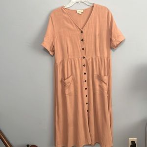 Dusty rose Orange Creek dress size XL